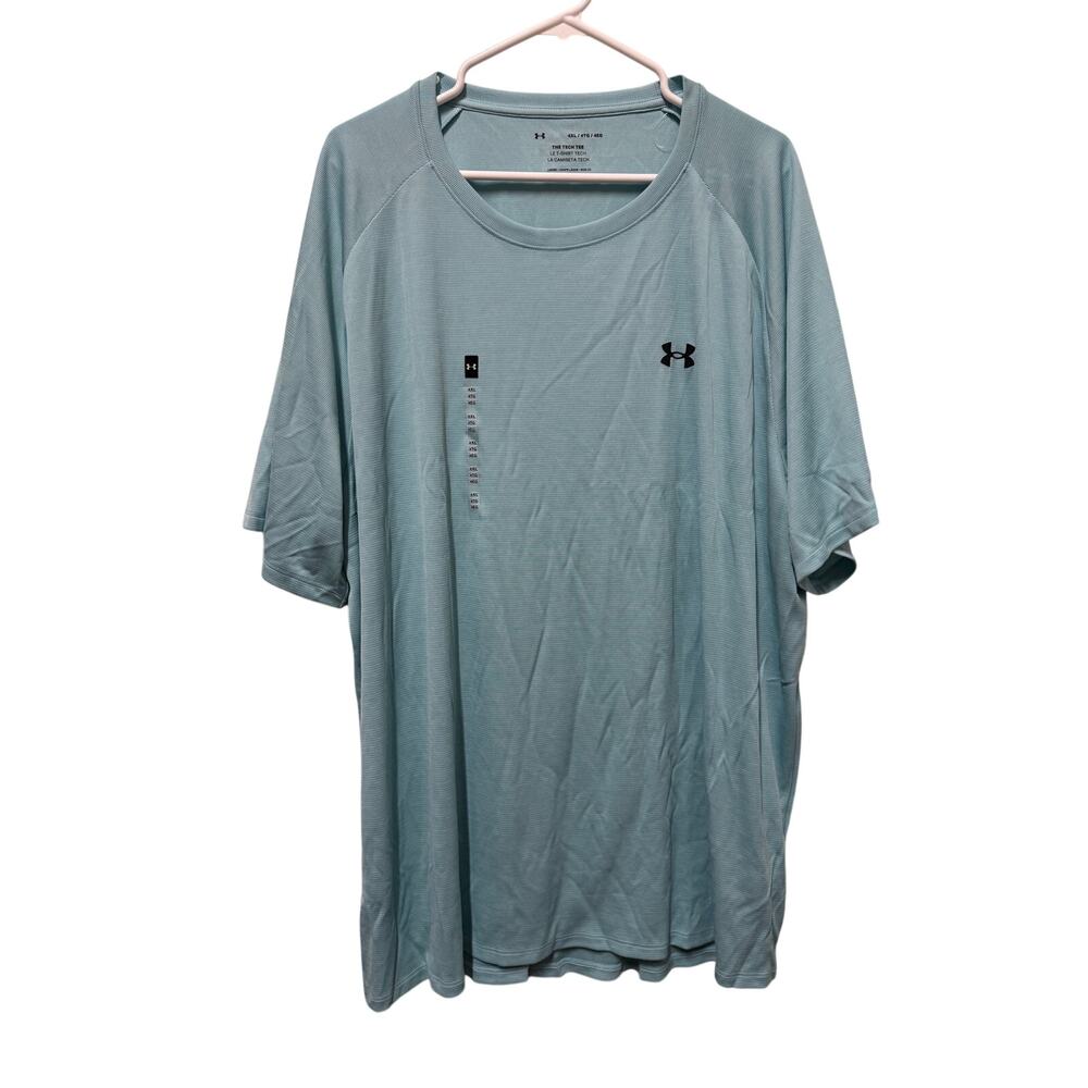 NEW Under Armour Big & Tall The Tech Tee Loose Fit  Light Blue Mens Size 4XL